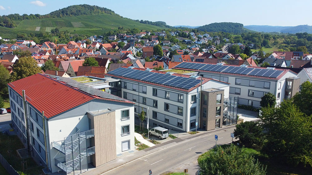 Luftaufnahme vom Haus am Wunnenstein
